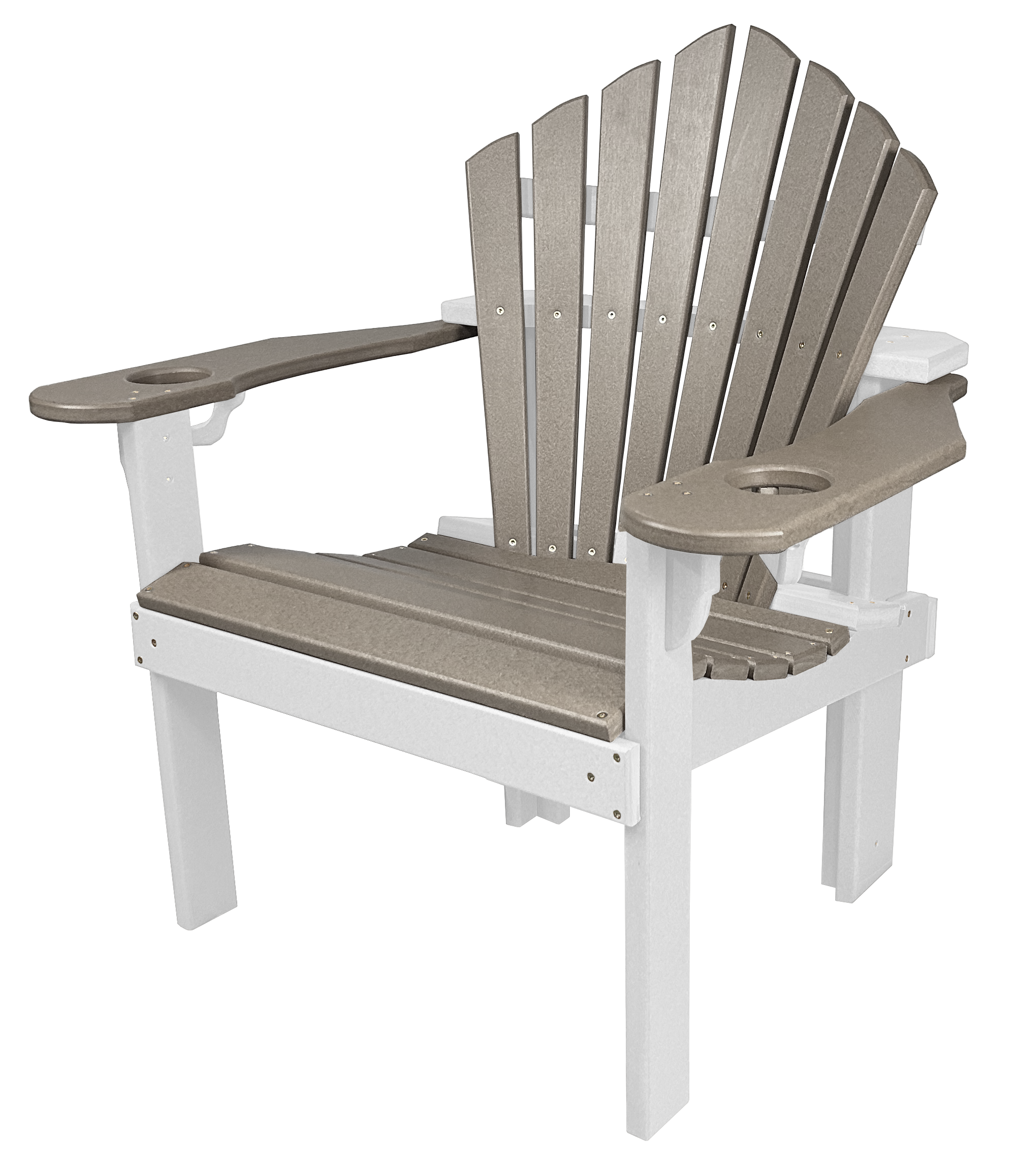 7-Piece 60”rd. Bridgewater Dining Set With Built In Cupholders