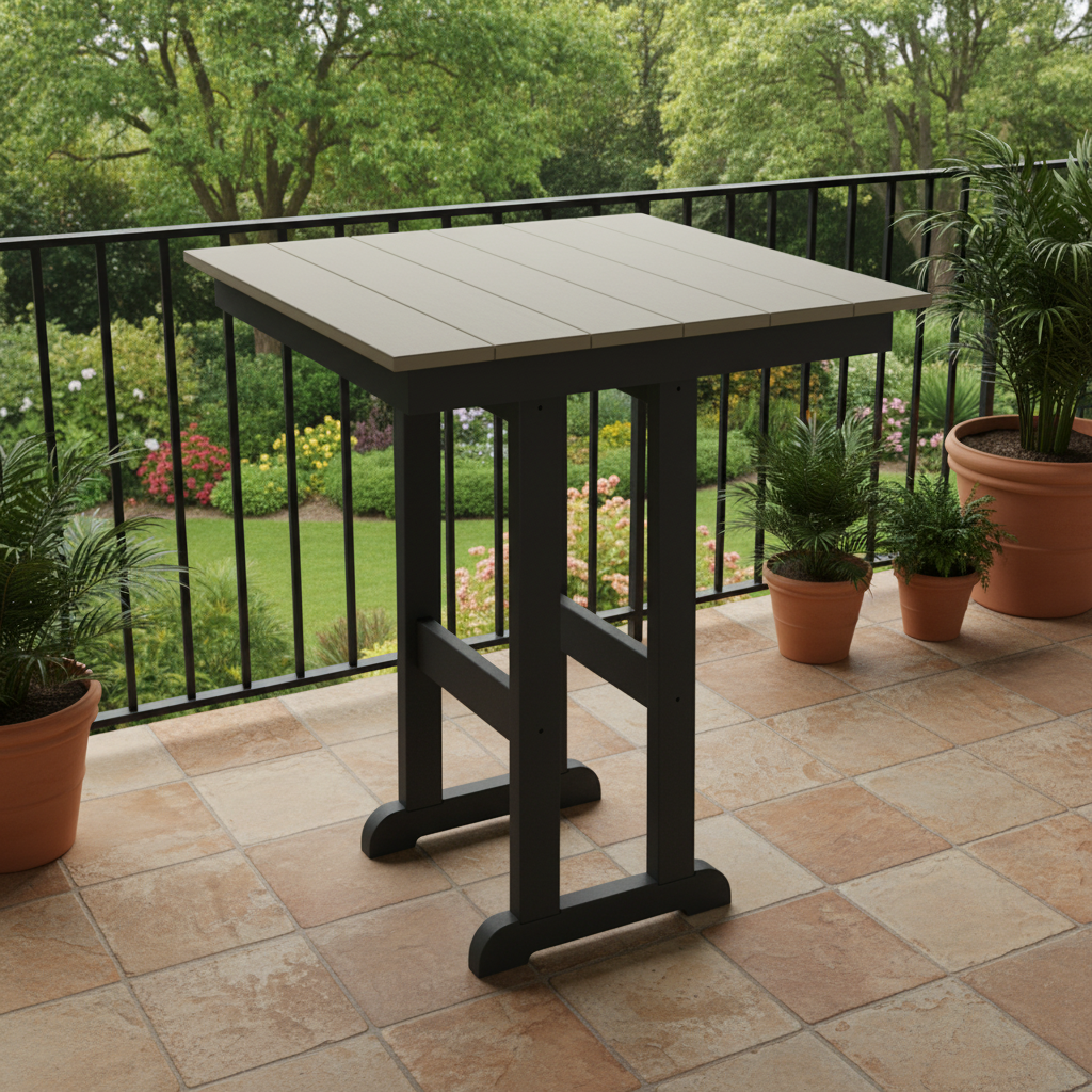 DuraWeather Poly 33 SQUARE TABLE