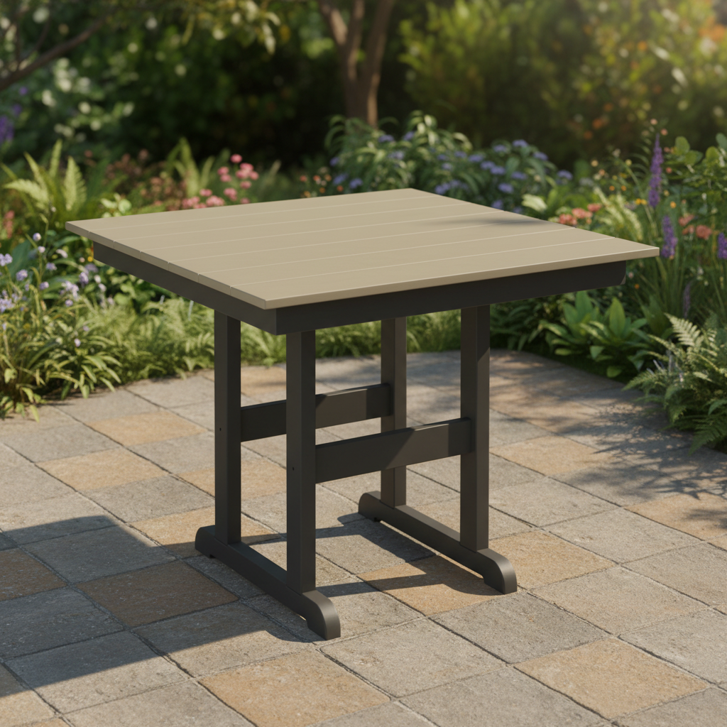 DuraWeather Poly 38 SQUARE TABLE