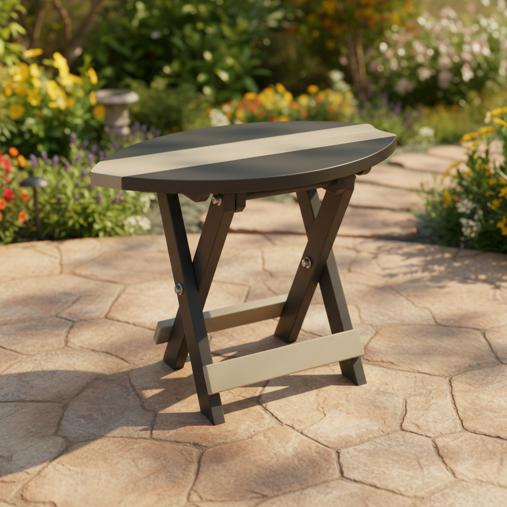 DuraWeather Poly SURFBOARD FOLDING END TABLE