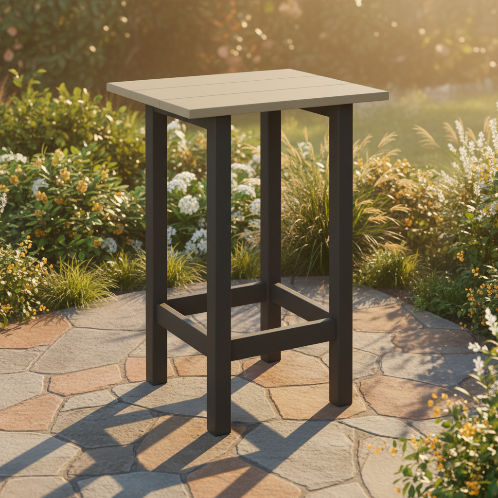 DuraWeather Poly MODERN BALCONY END TABLE