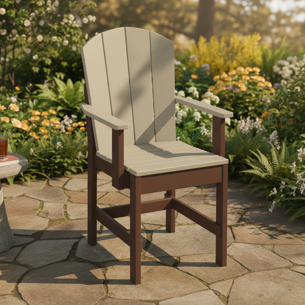 DuraWeather Poly FANBACK DINING CHAIR
