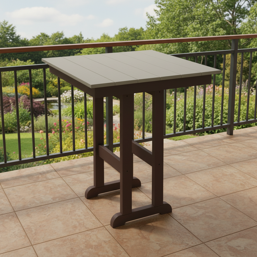 DuraWeather Poly 33 SQUARE TABLE