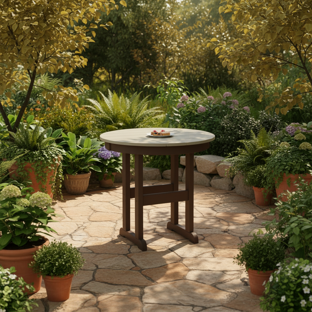 DuraWeather Poly 33" ROUND TABLE