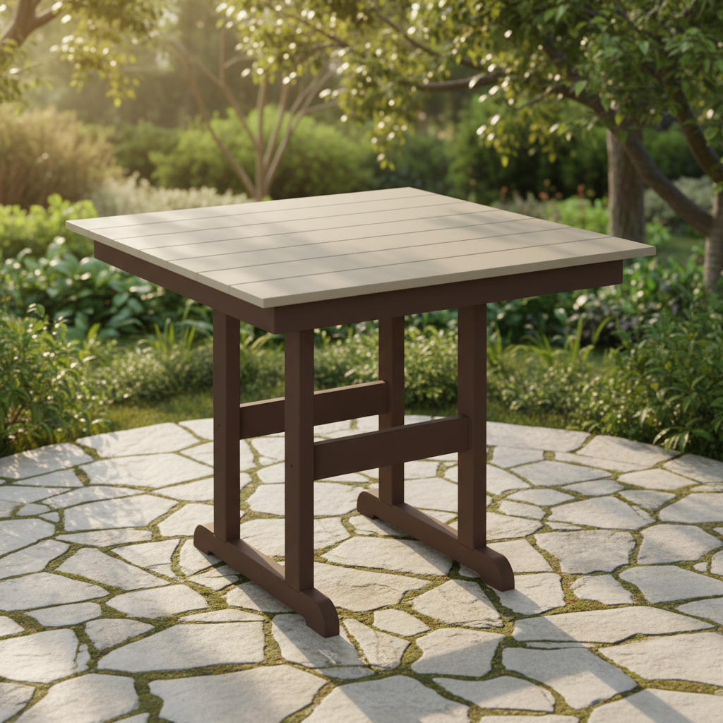 DuraWeather Poly 38 SQUARE TABLE