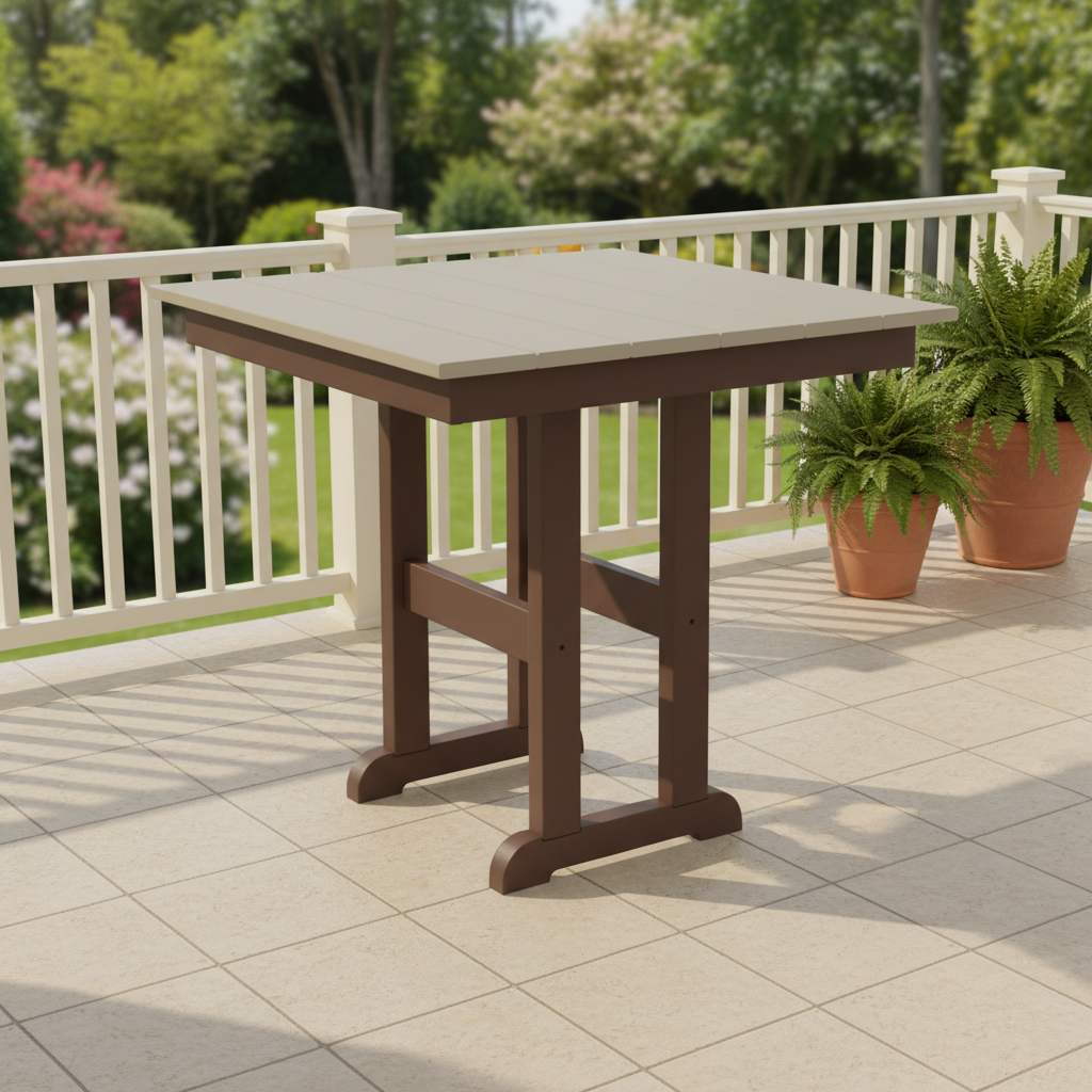 DuraWeather Poly 33 SQUARE TABLE