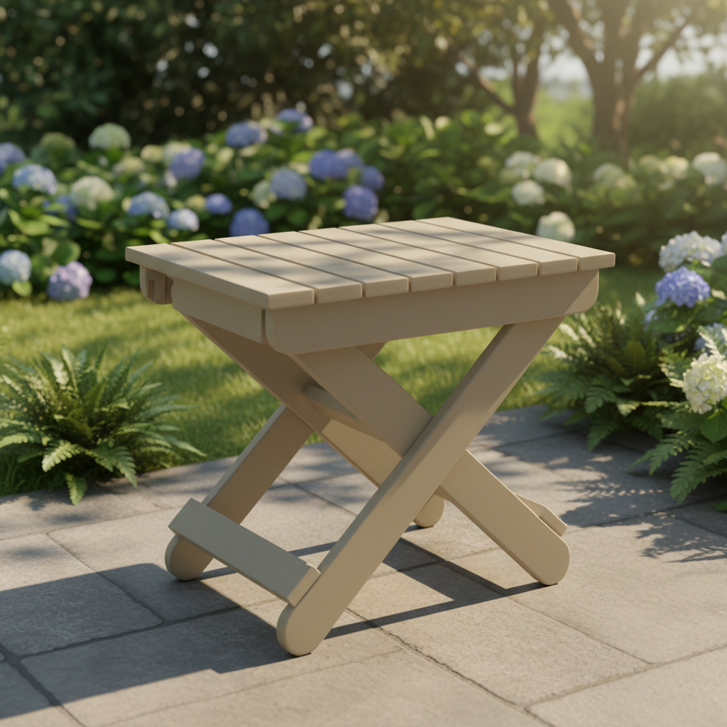 DuraWeather Poly FOLDING END TABLE