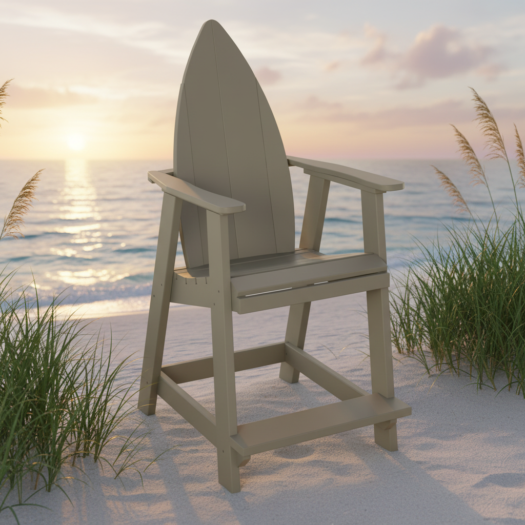 DuraWeather Poly SURFBOARD NOSE BALCONY CHAIR