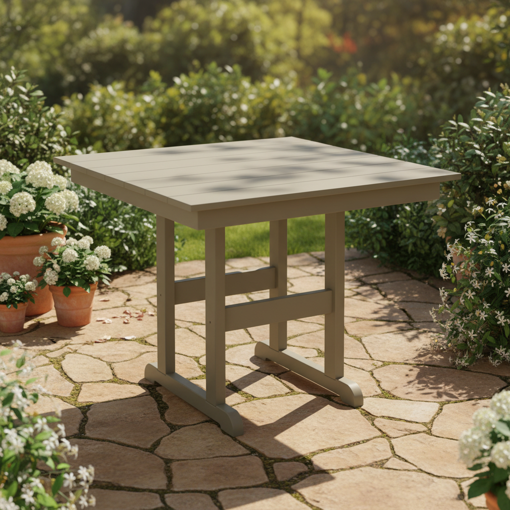 DuraWeather Poly 38 SQUARE TABLE