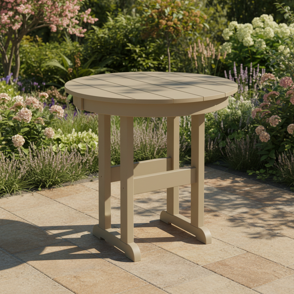 DuraWeather Poly 33" ROUND TABLE
