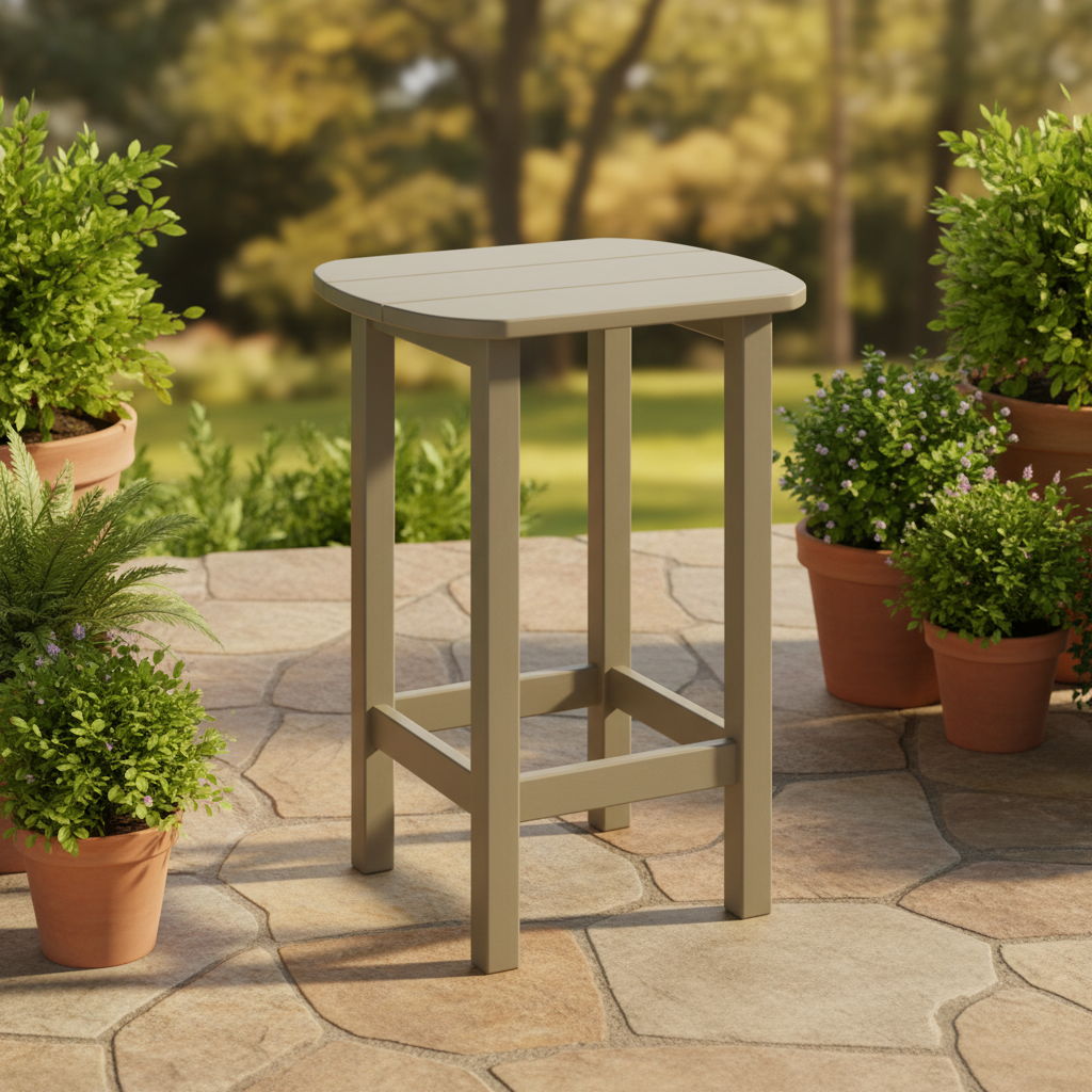 DuraWeather Poly BALCONY END TABLE