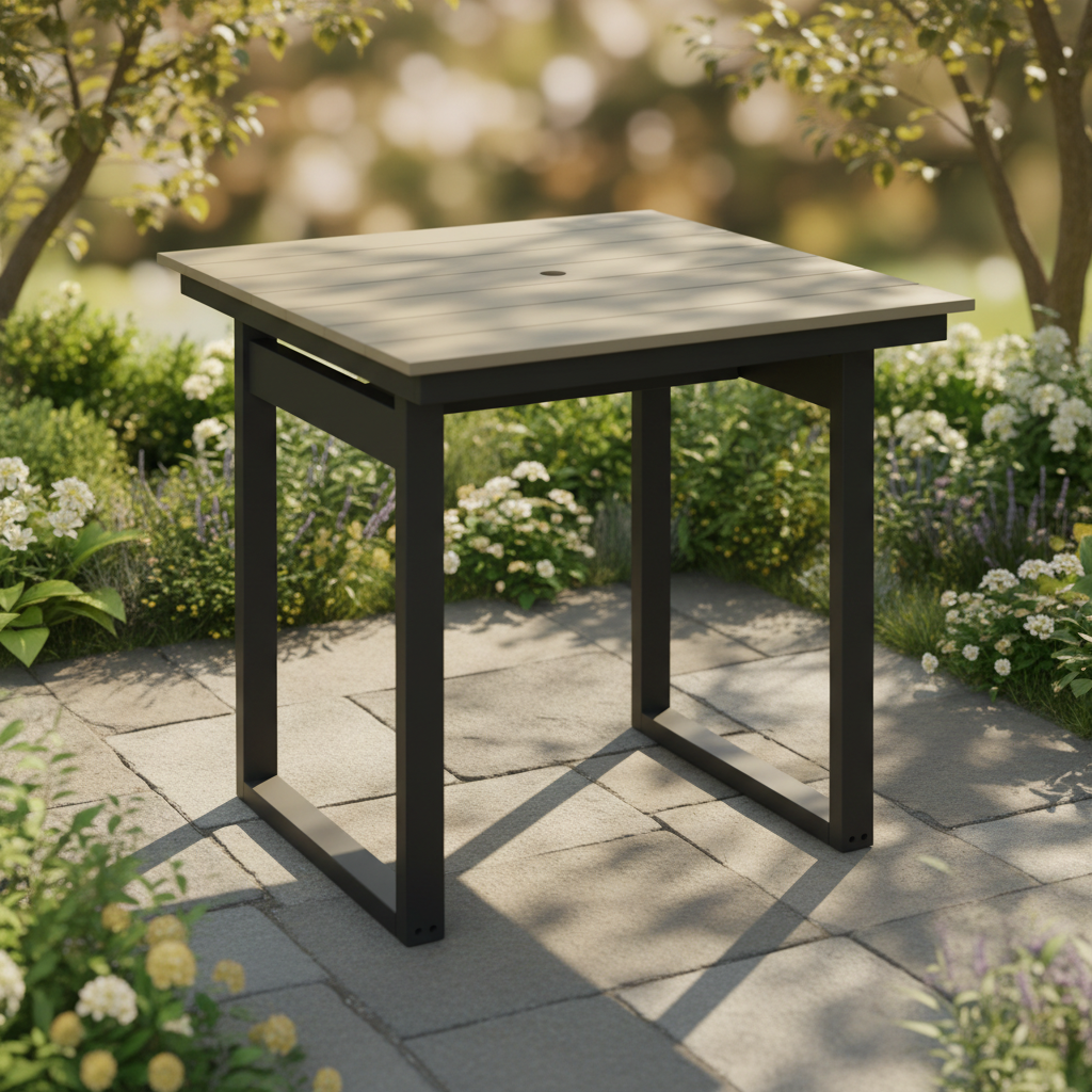 DuraWeather Poly MODERN 38 SQUARE TABLE