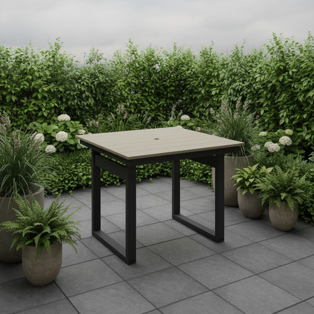 DuraWeather Poly MODERN 38 SQUARE TABLE
