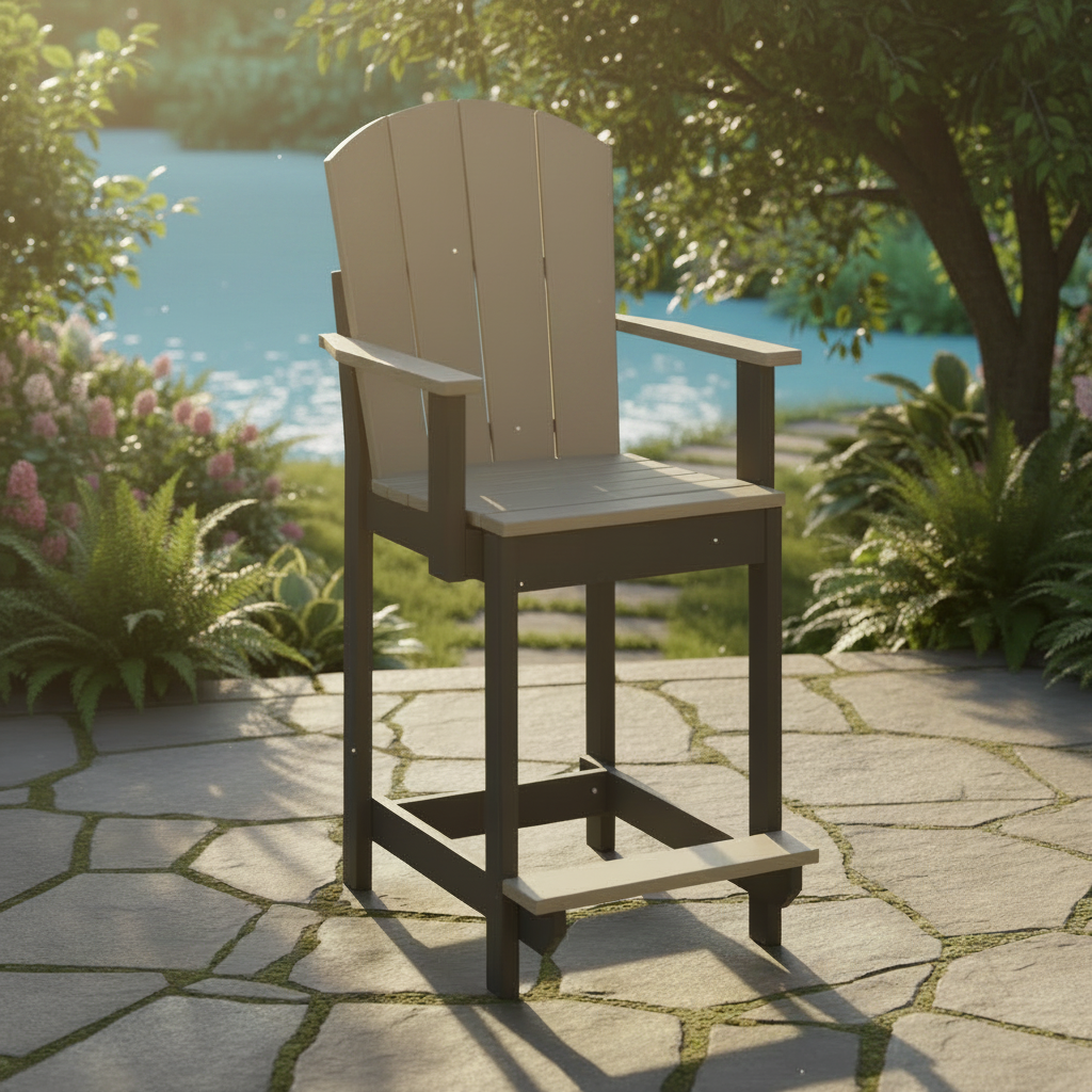 DuraWeather Poly FANBACK DINING CHAIR