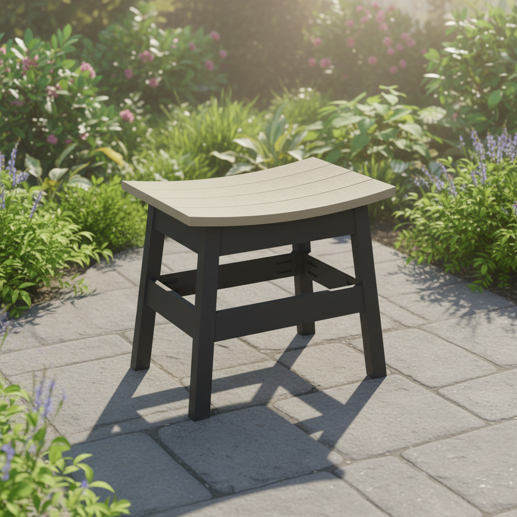 DuraWeather Poly SADDLE STOOL