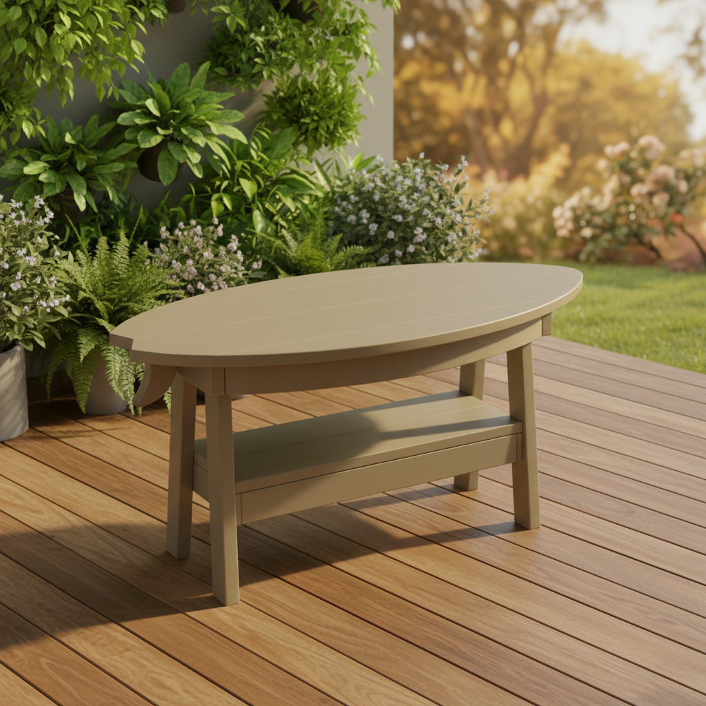 DuraWeather Poly SURFBOARD COFFEE TABLE