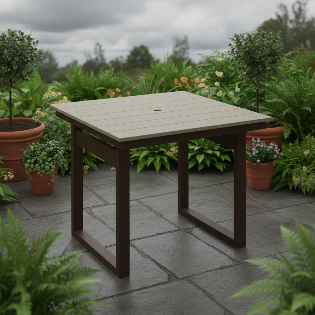 DuraWeather Poly MODERN 38 SQUARE TABLE