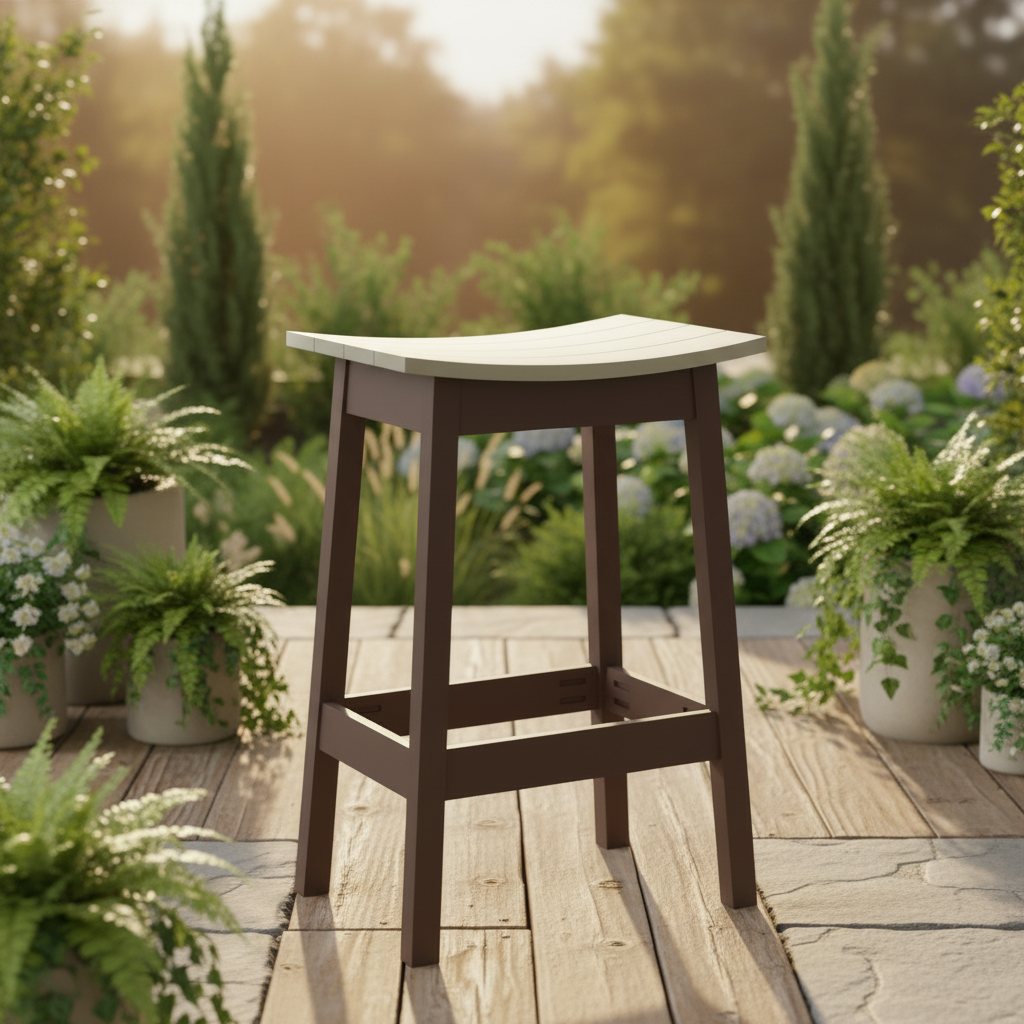 DuraWeather Poly SADDLE STOOL