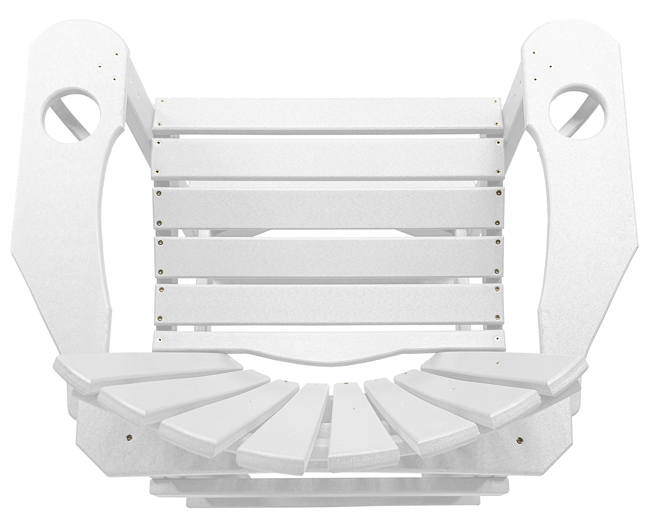 7-Piece 60”rd. Bridgewater Counter Set With Built In Cupholders
