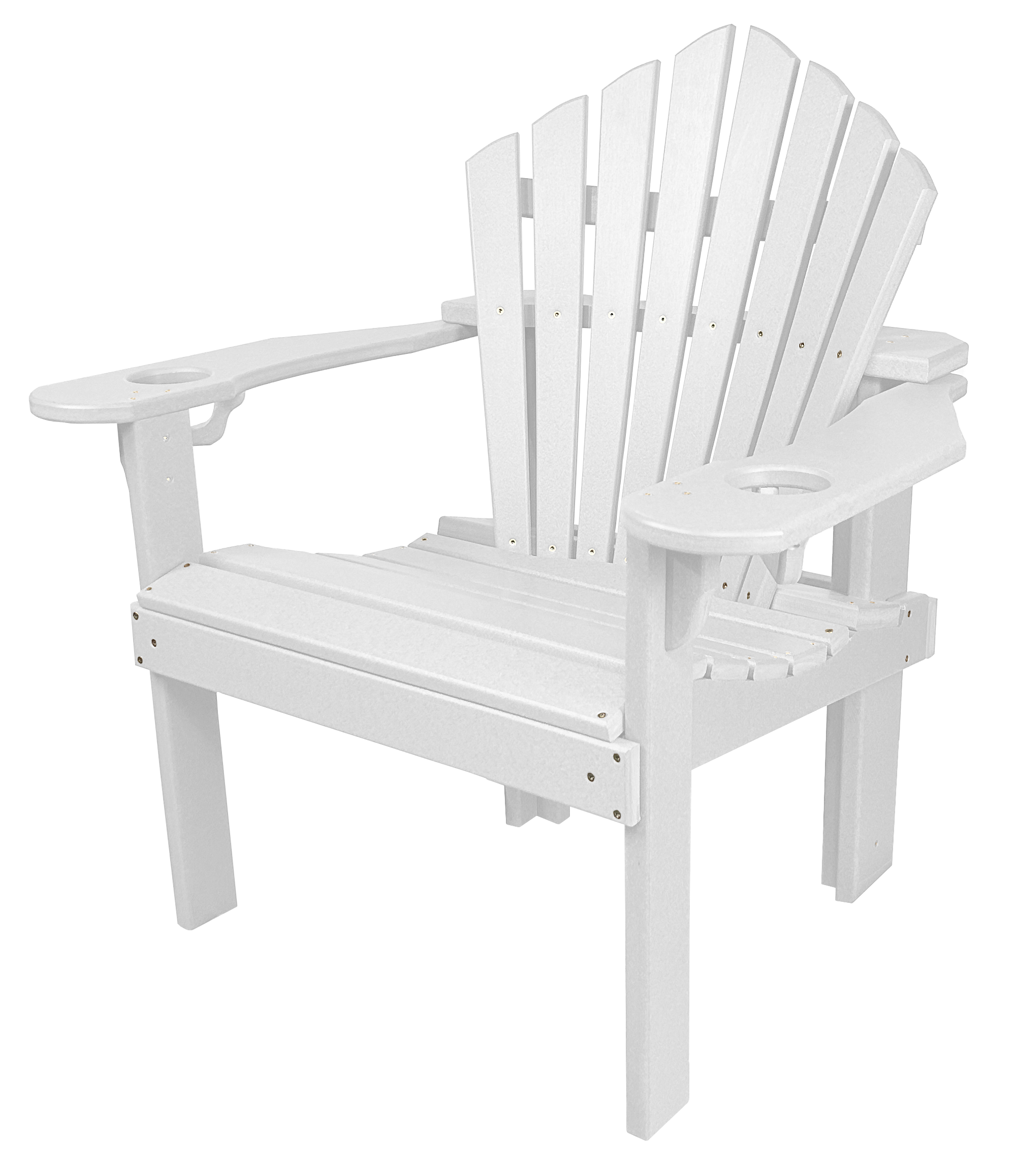 7-Piece 60”rd. Bridgewater Dining Set With Built In Cupholders