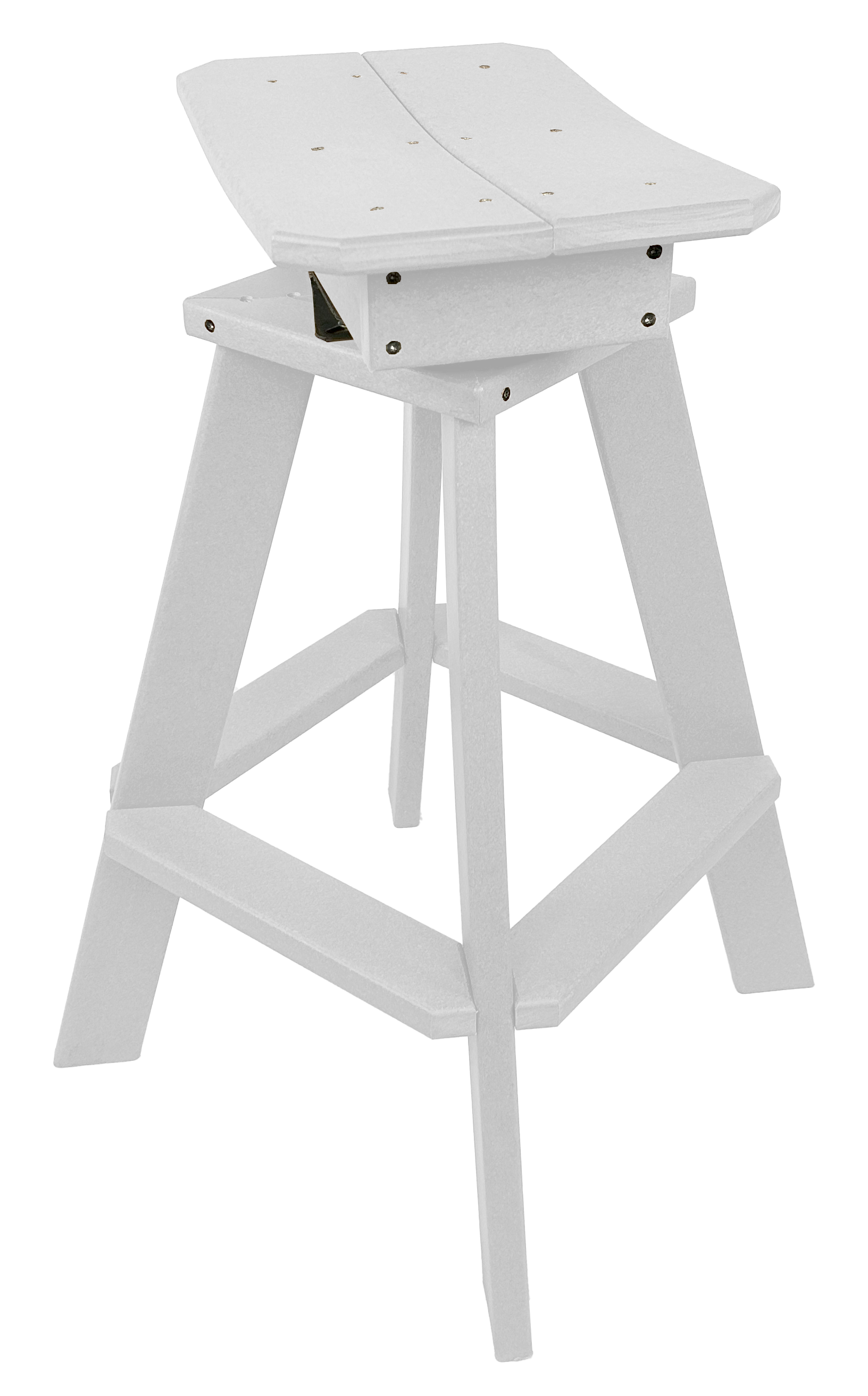 Set of 6 - Swivel Saddle Bar Stools