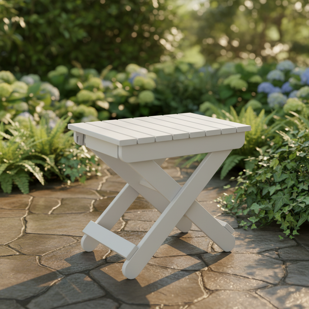 DuraWeather Poly FOLDING END TABLE