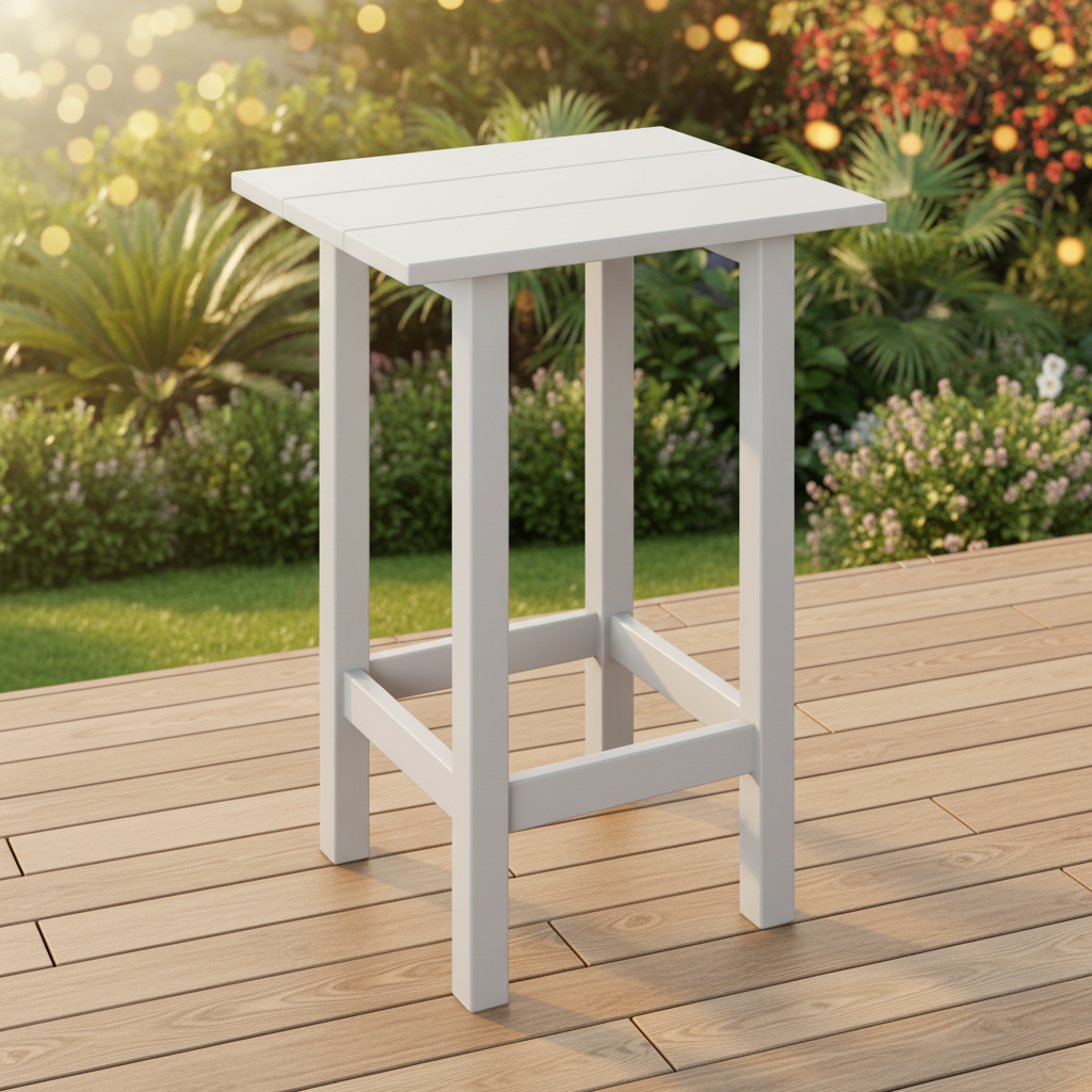 DuraWeather Poly MODERN BALCONY END TABLE