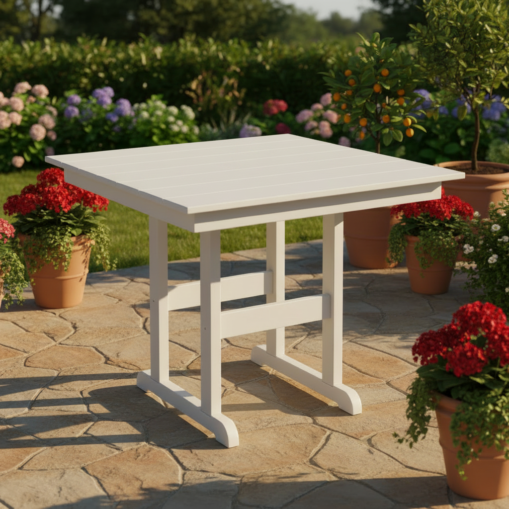 DuraWeather Poly 38 SQUARE TABLE