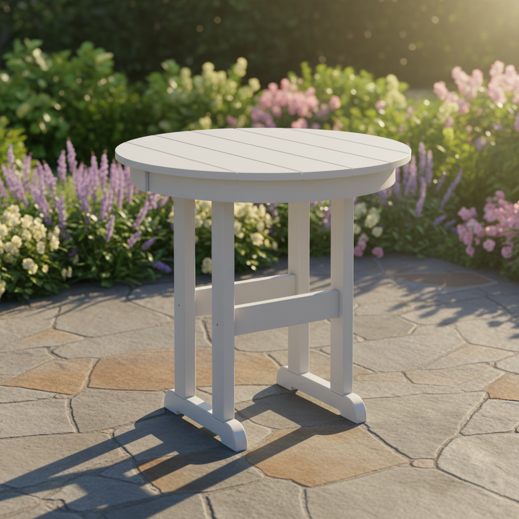 DuraWeather Poly 33" ROUND TABLE