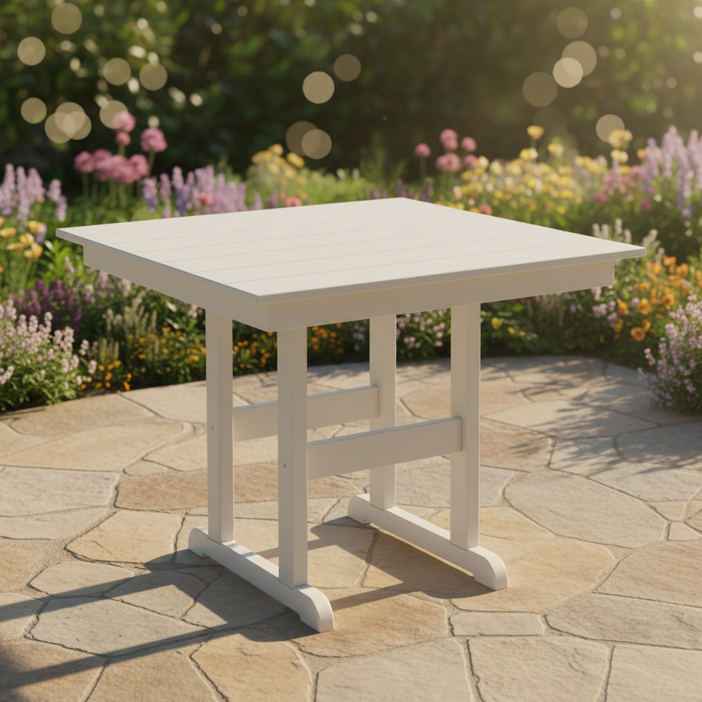 DuraWeather Poly 38 SQUARE TABLE