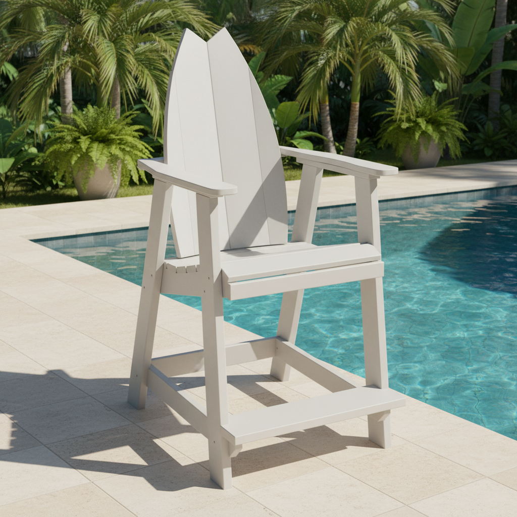 DuraWeather Poly SURFBOARD BALCONY CHAIR TAIL