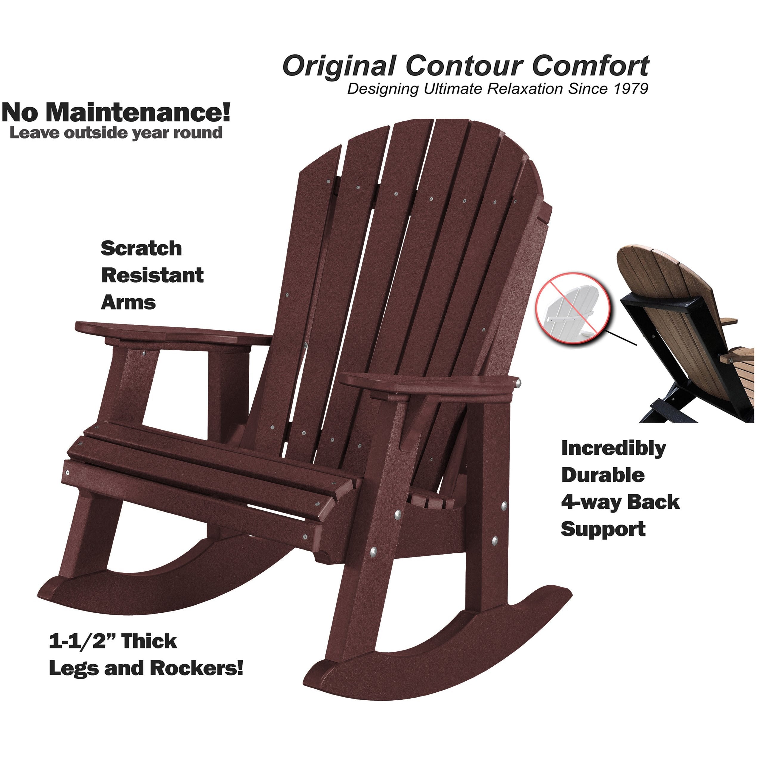 Adirondack Porch Rocker