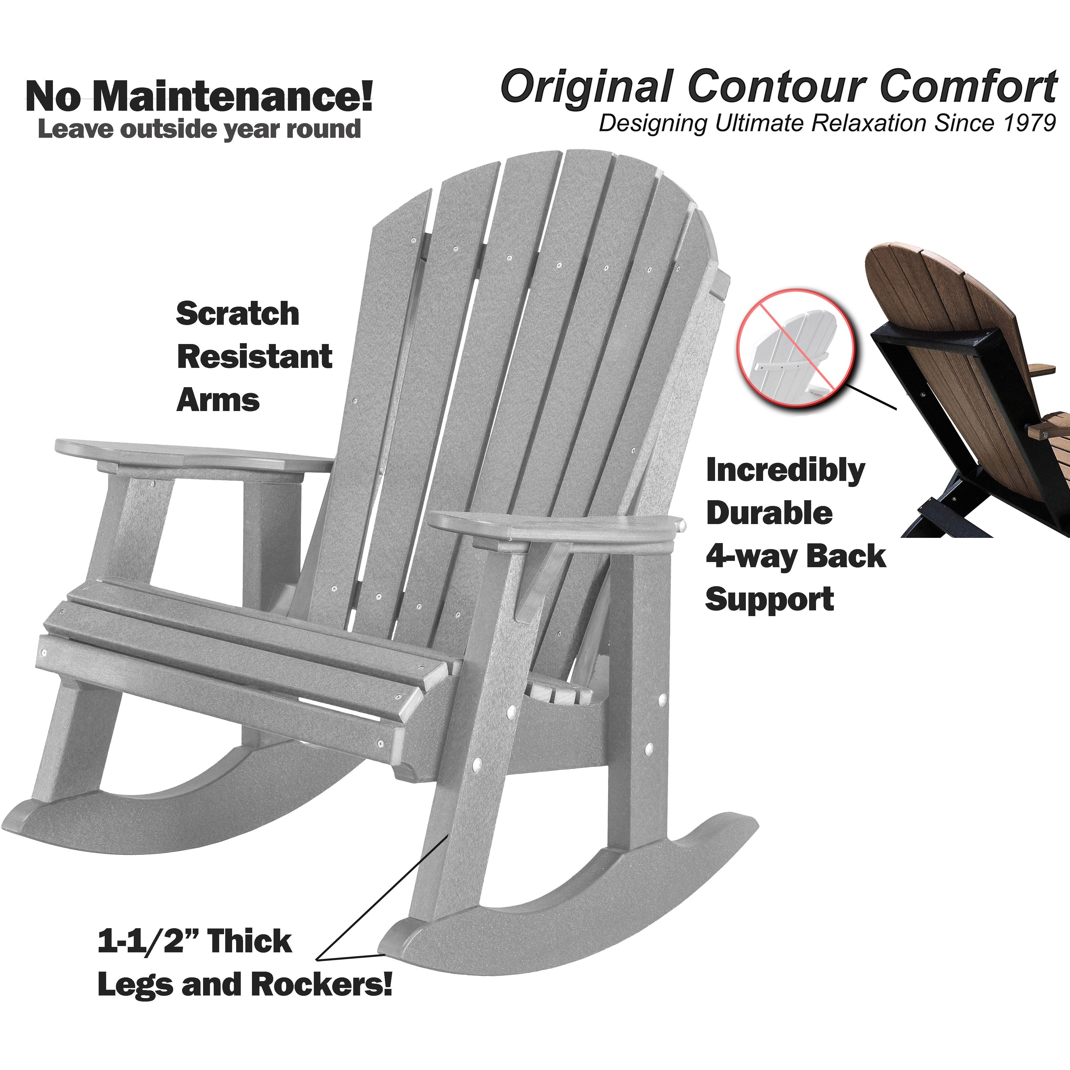 Adirondack Porch Rocker