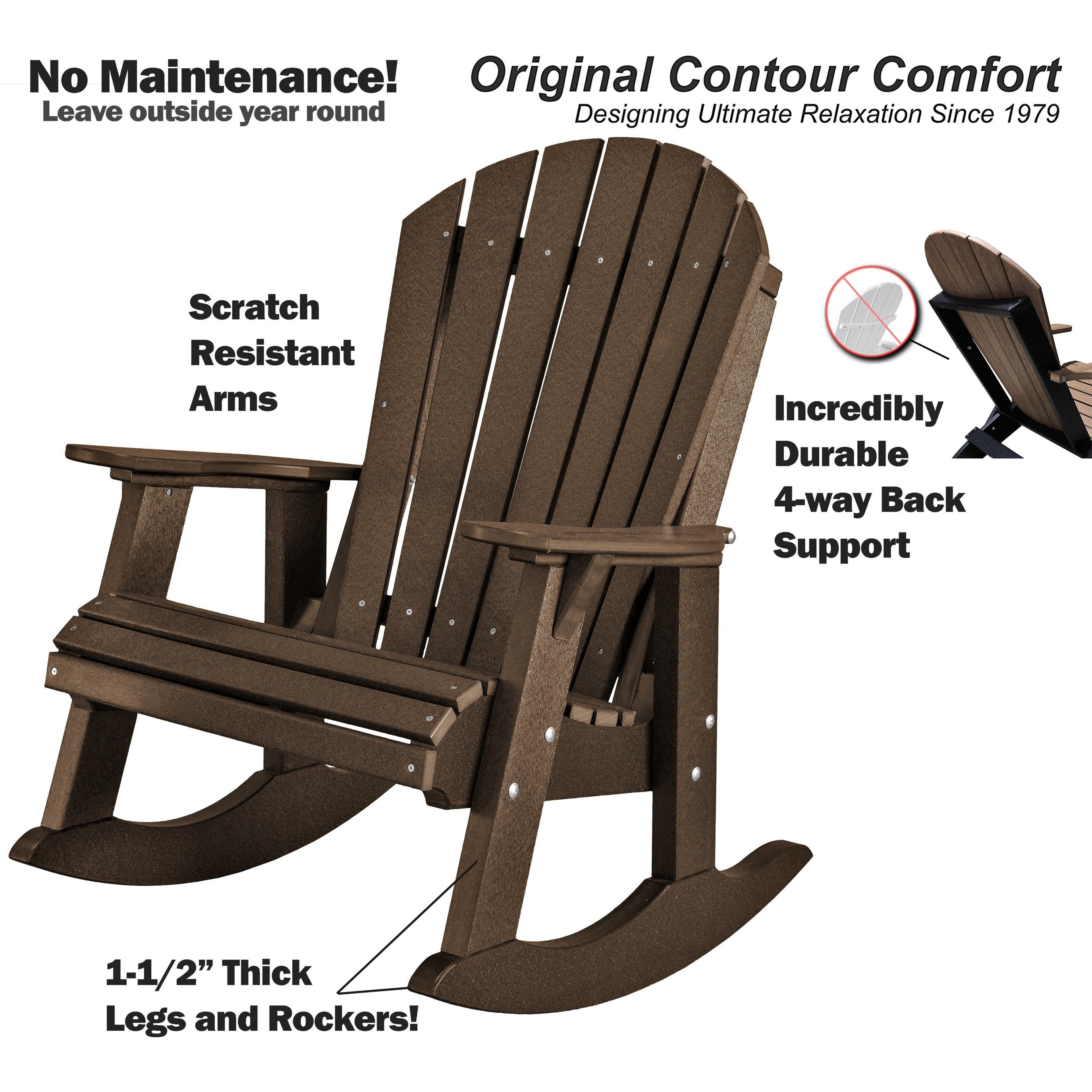 Adirondack Porch Rocker