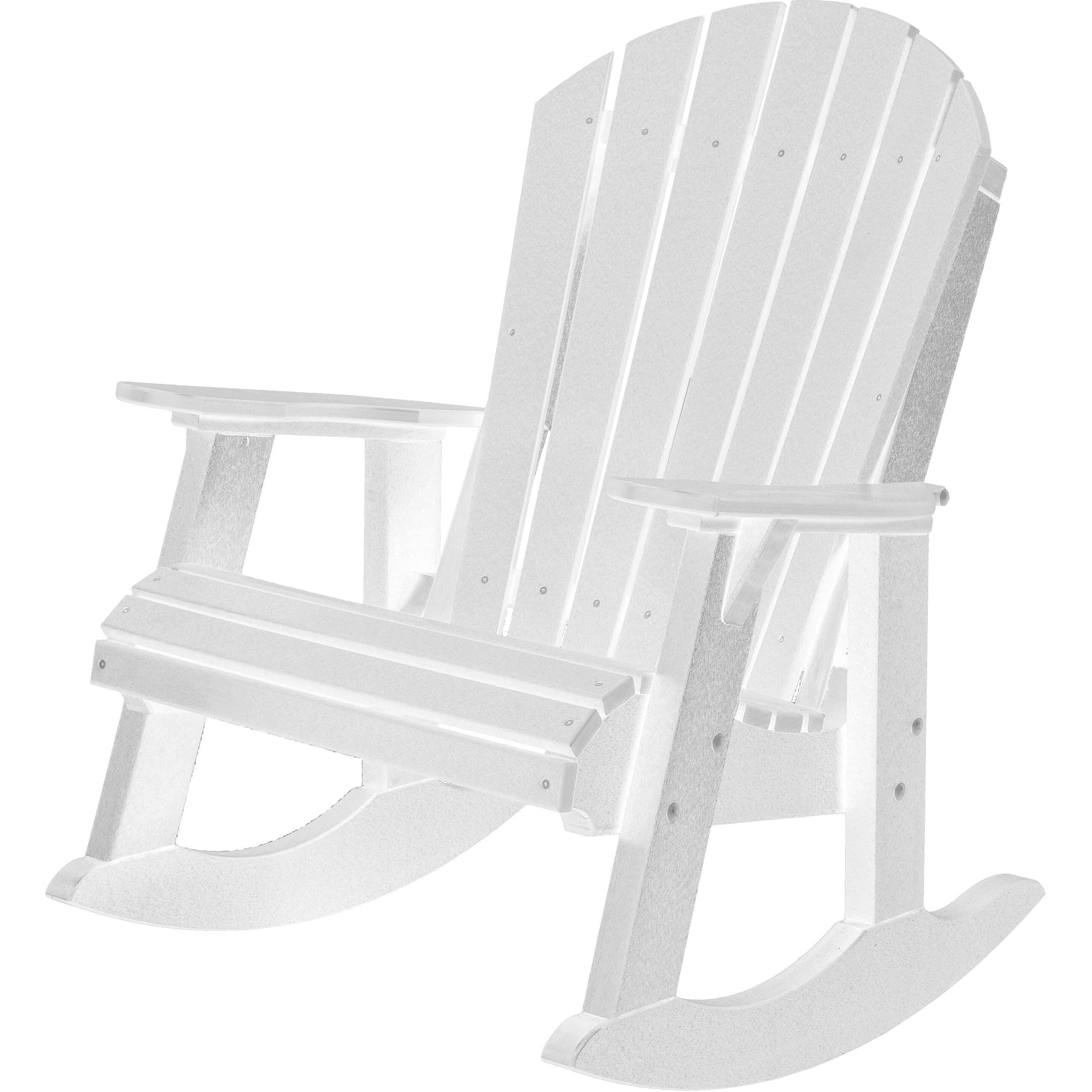 Adirondack Porch Rockers with Two Tier End Table