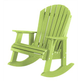poly wood porch rocker duraweather poly resin lumber outdoor patio furniture