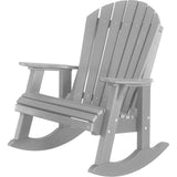 poly wood porch rocker duraweather poly resin lumber outdoor grey rocking chair patio furniture