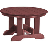 32"rd Round Coffee Chat Table Polywood Outdoor Patio Furniture