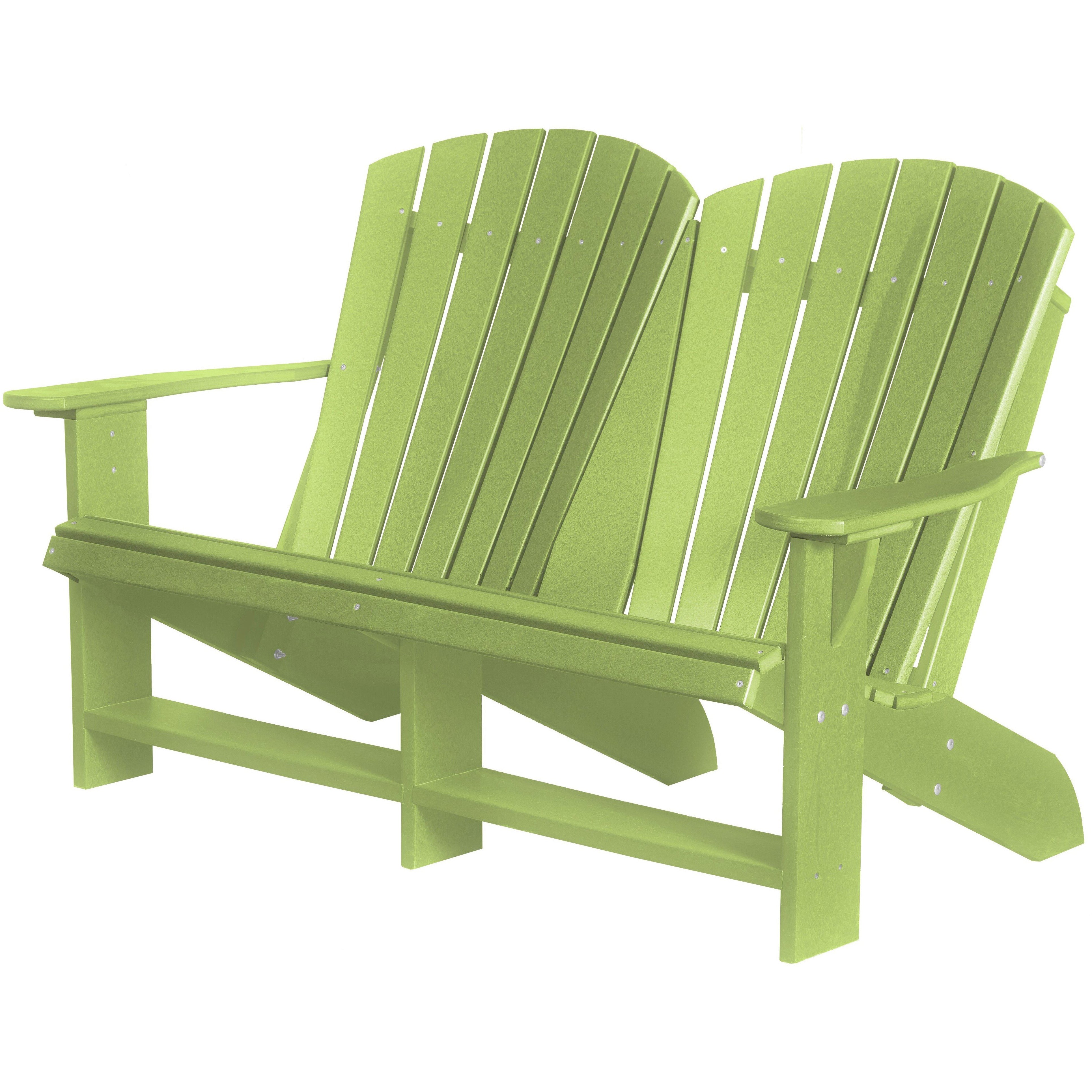 DURAWEATHER POLY® Classic Loveseat Adirondack Bench