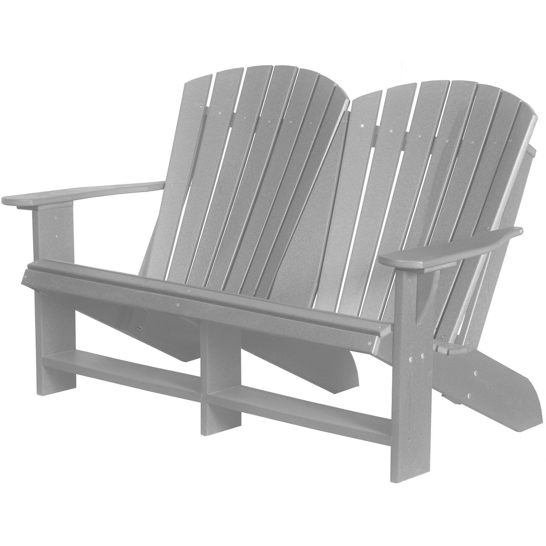 DURAWEATHER POLY® Classic Loveseat Adirondack Bench