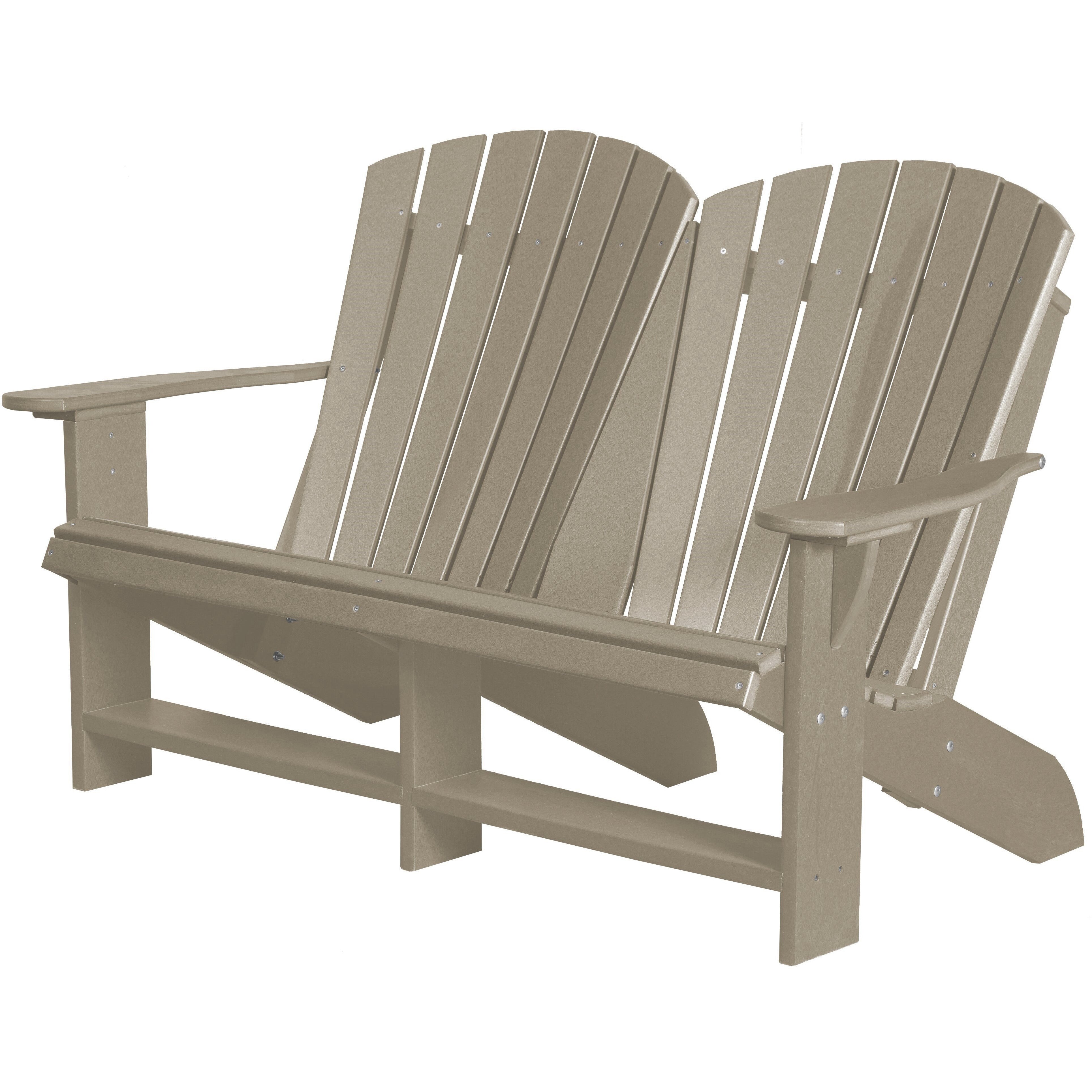 DURAWEATHER POLY® Classic Loveseat Adirondack Bench