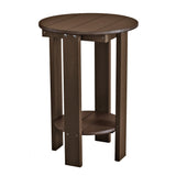 chocolate brown  duraweather richmond adirondack counter table all weather poly wood