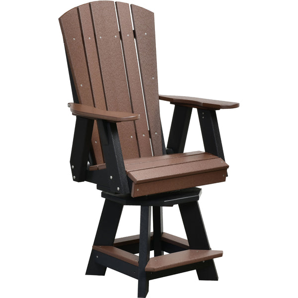 Plantation Bar Height Swivel Chair