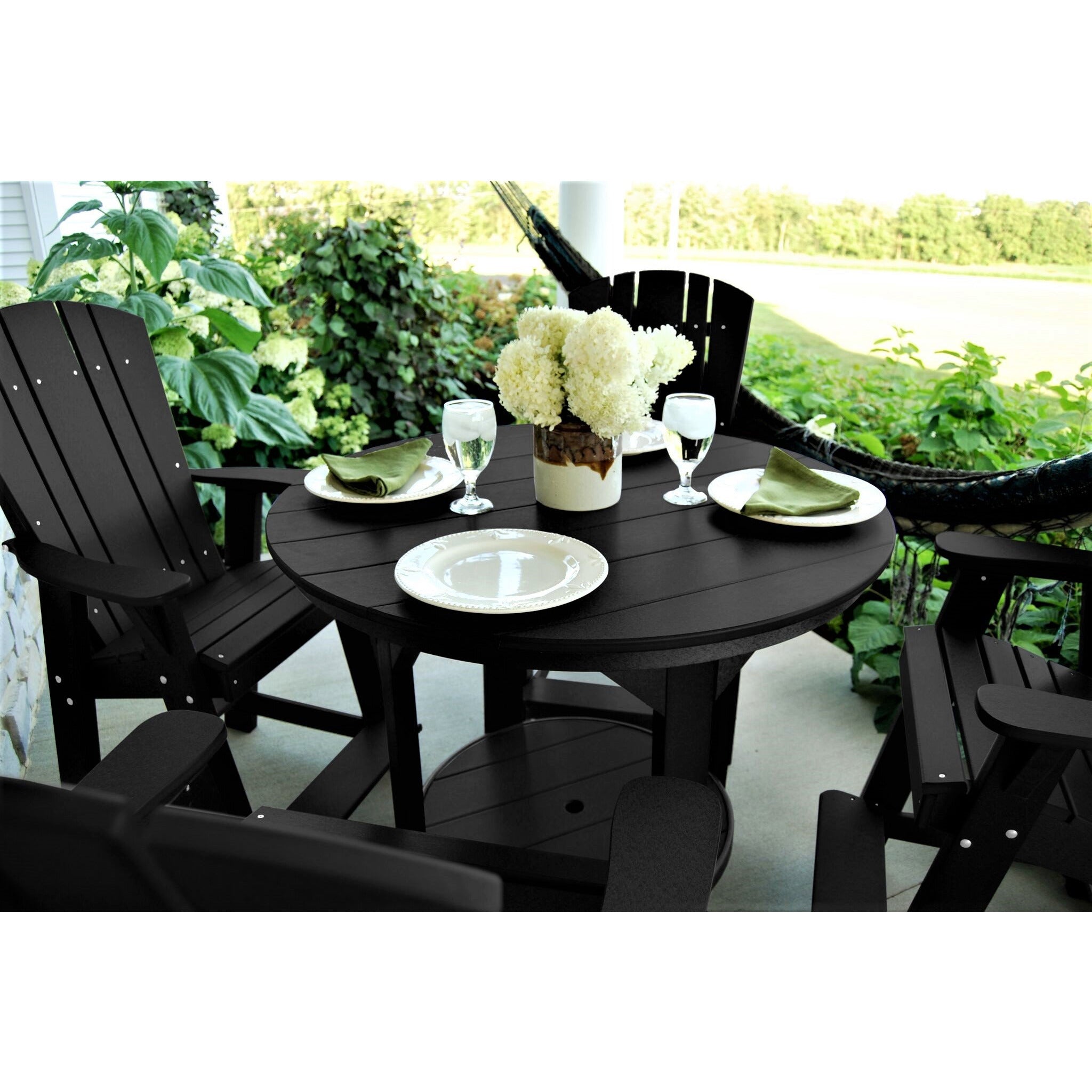 poly furniture counter and bar height dining set table and chairs poly resin outdoor patio furniture duraweather