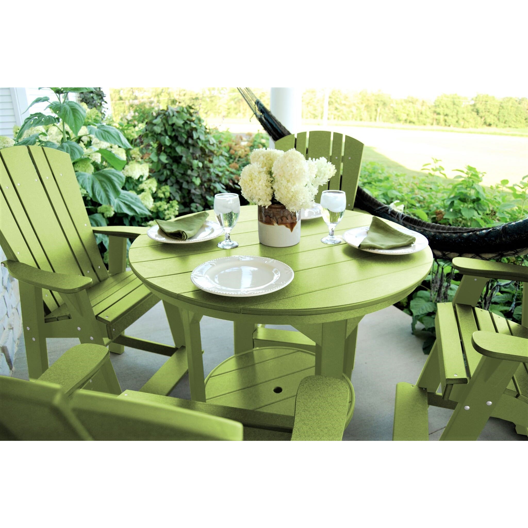 DURAWEATHER POLY® Set of 3 - Plantation Adirondack Chairs Counter Height