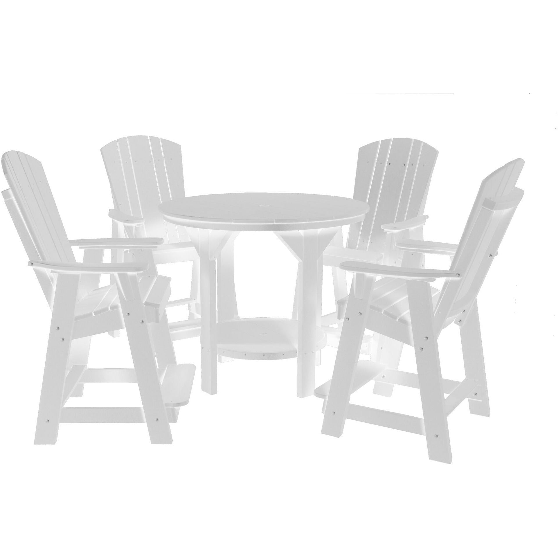 poly furniture counter and bar height dining set table and chairs poly resin outdoor patio furniture duraweather