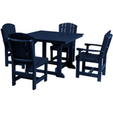duraweather poly furniture dining set table and chairs poly resin lumber outdoor patio furniture