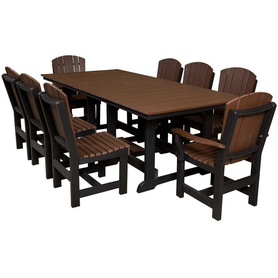 DURAWEATHER POLY® 9-Piece Plantation Dining Table Set