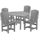 5 pc. Plantation 46"Inch Round Table Dining Set