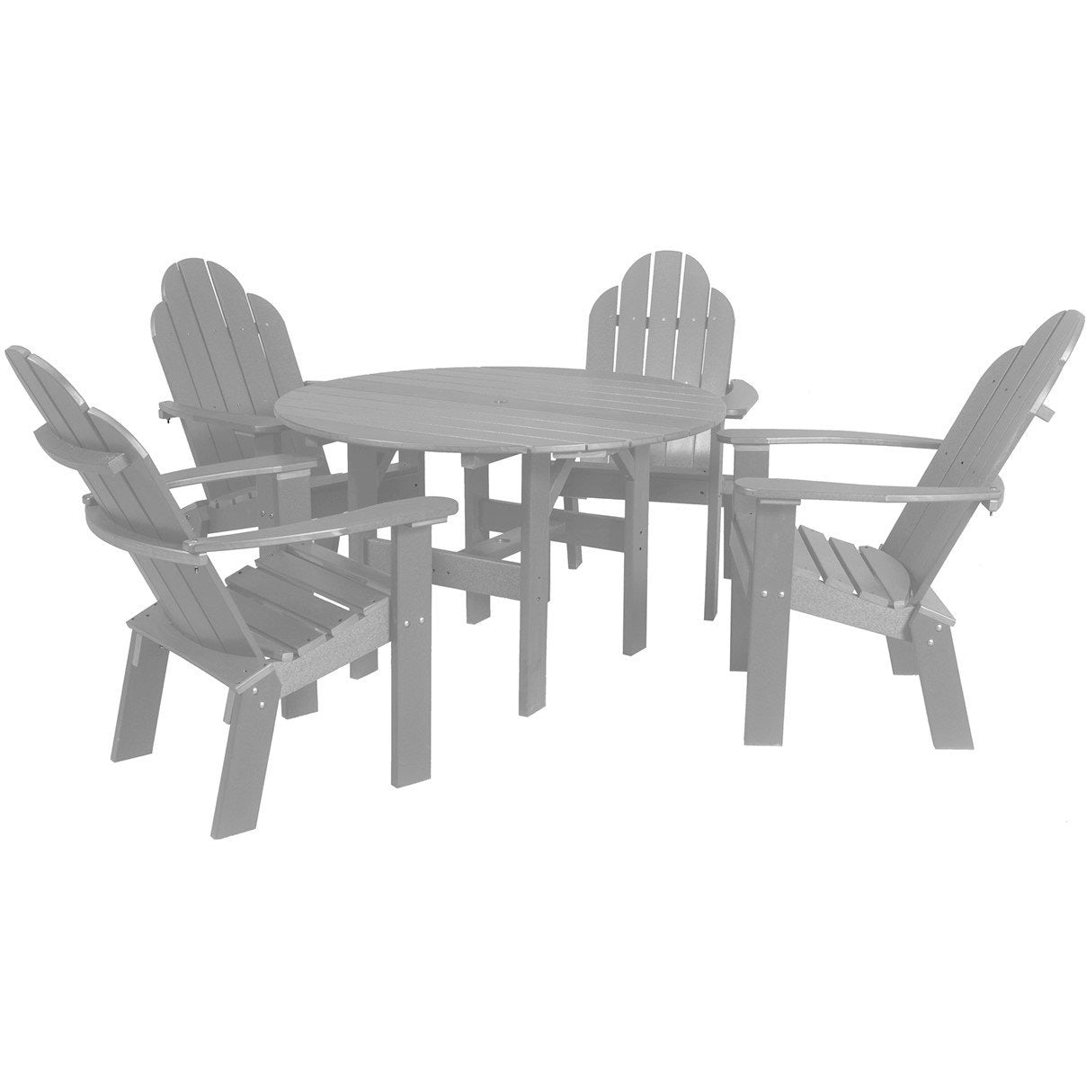 DURAWEATHER POLY® 5-Piece Traditional Dining Table Set